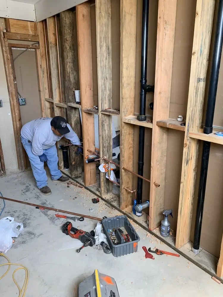 Commercial rough-in plumbing for Trenchless Sewer Repair in East Aurora